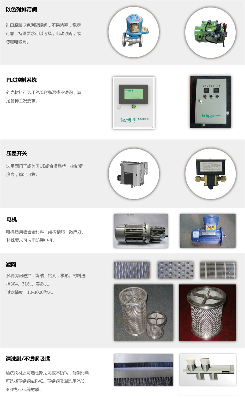 全自動反沖洗過濾器產(chǎn)品說明